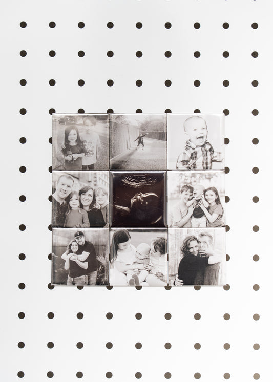 Custom Photo Magnets Set of 9